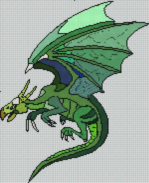 Linaria Dalmatica Designs DRAGON 6 COUNTED CROSS STITCH PATTERN Dragon stitch cross pattern patterns listia email designs needlepoint pixel embroidery charts counted stuff perler loom kits beads today bead